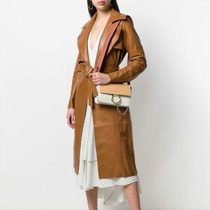 Chloé Colorblock Leather & Suede Faye Shoulder Bag - Small | Limited Edition